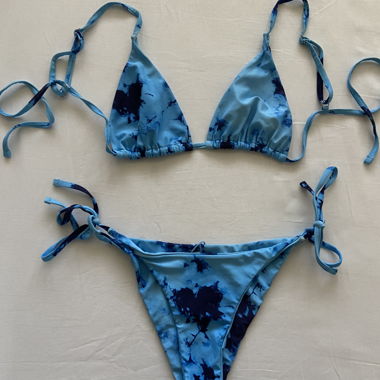 Blue Triangle Bikini