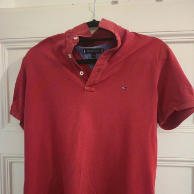 polo tommy hilfiger rouge