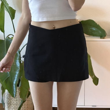 Mini shorts neri
