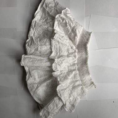 White embroidered  skirt