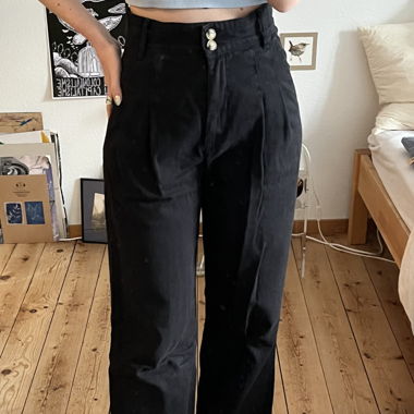 Pantalone chino nero