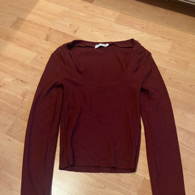 Camicia a maniche lunghe Bordeaux