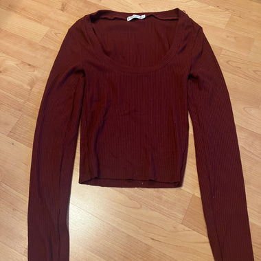 Camicia a maniche lunghe Bordeaux