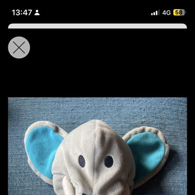 Elefanten-Handpuppe