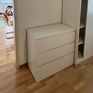 Cassettiera MALM con 3 cassetti