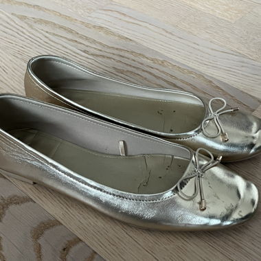 Ballerines dorées