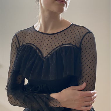 Abito in tulle nero