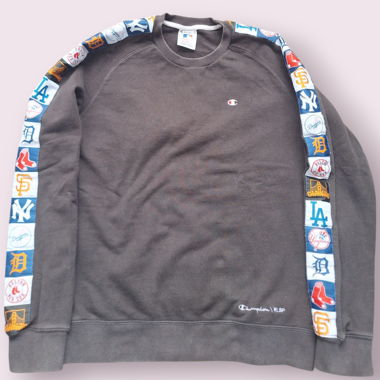 Champion MLB Vintage Sweater Black "League" (M)