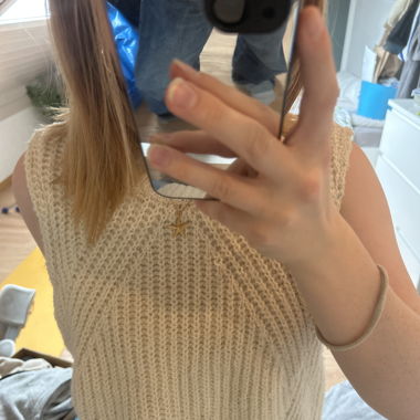 Kurzarm Strickpullover