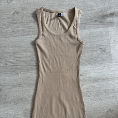 Beige Slim Fit Dress - H&M