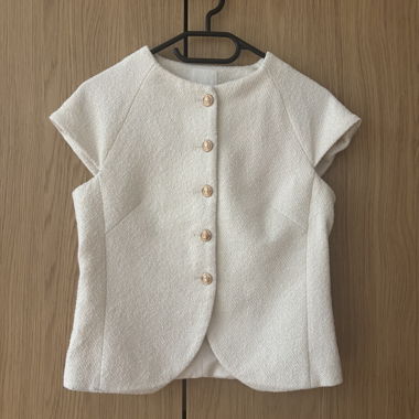 H&M white vest Size S