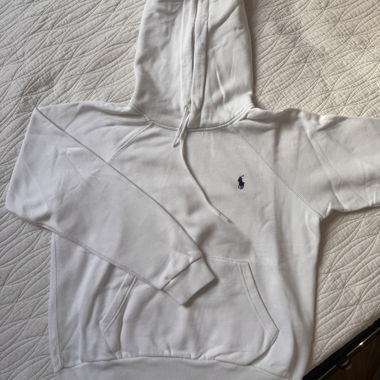 Ralph Lauren white hoodie
