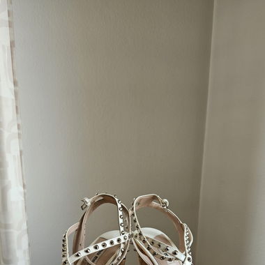 Studded wedge sandals