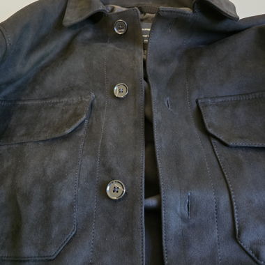 Giacca in vegan suede Abercrombie & Fitch - Nera