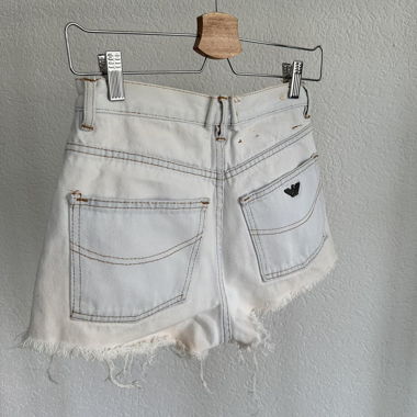vintage armani jeans high waisted shorts