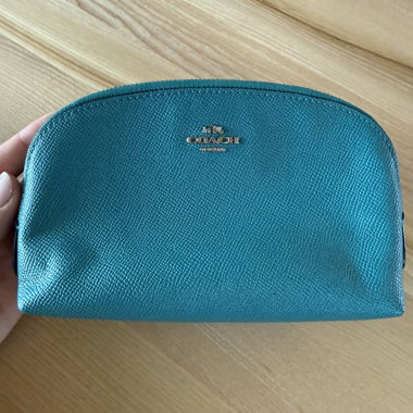 Coach Turquoise Toiletry Bag