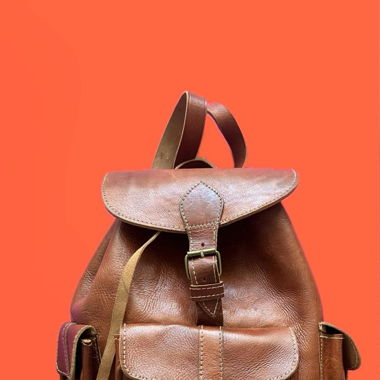 Leder-Rucksack