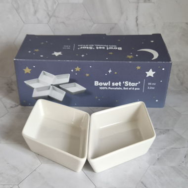 Service de bols en porcelaine, set de 6