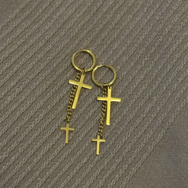 Cross earrings