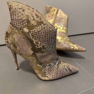 Snake-Print Ankle Boots - Aldo