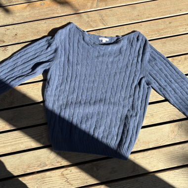 Blue Knit Sweater from subdued