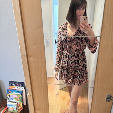 Zara flower dress