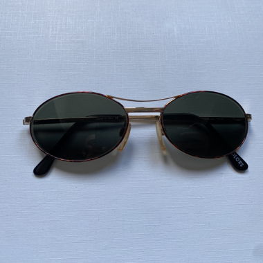 Lunettes de soleil à monture métallique