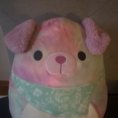 Squishmallow Bashira il cane lilla
