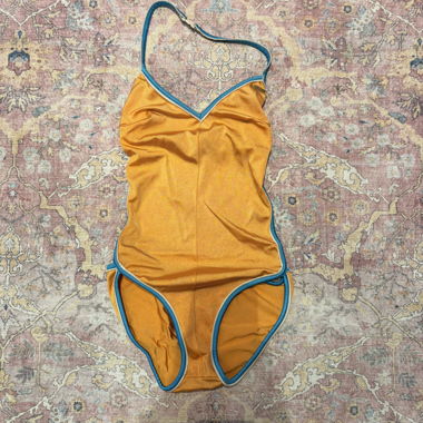 Orange-blue y2k swimsuit