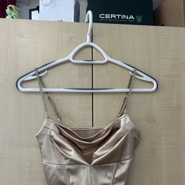 Corset Top - mit Glitzerstein Straps