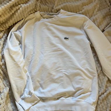 Felpa Lacoste bianca