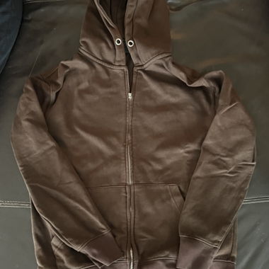 Brown sweater jacket