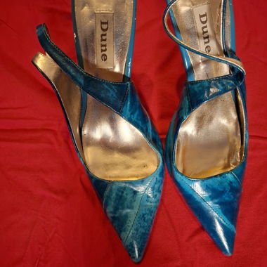 Talons hauts turquoises