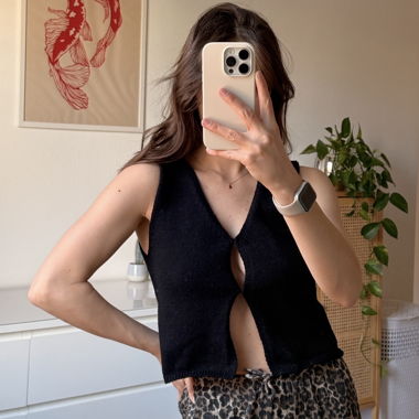 Haut en maille