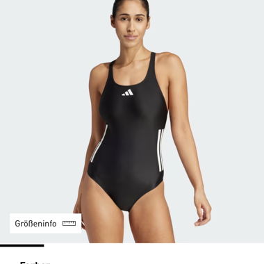 Schwarzer Badeanzug adidas