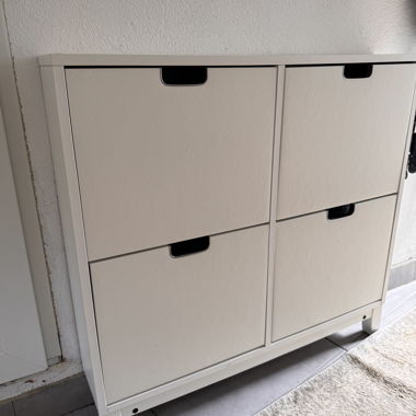Mobile porta scarpe bianco
