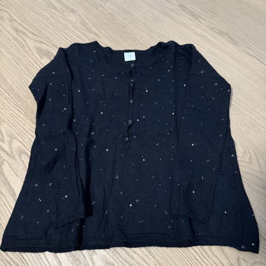 Cardigan noir etoile