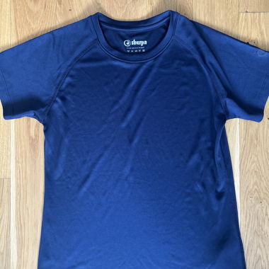 Chemise de sport Sherpa bleue