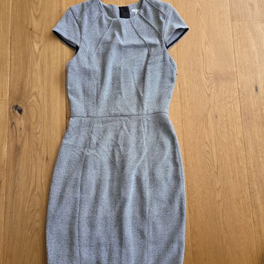 Grey Sheath Dress EU 36