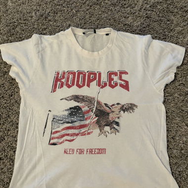 T-shirt Kooples bianco