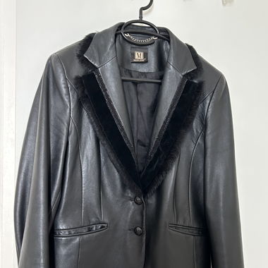 Très belle veste en cuir Madeleine