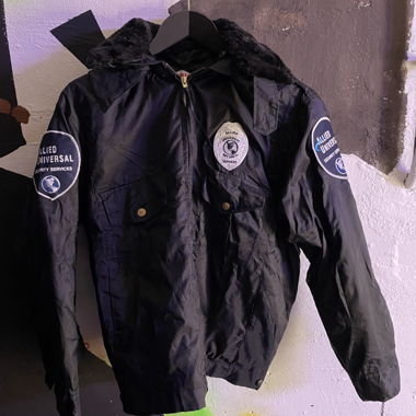 Schwarze Allied Universal Sicherheitsjacke