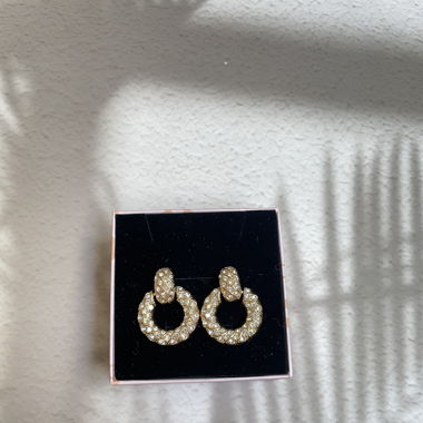 Krystal Earrings Neu 