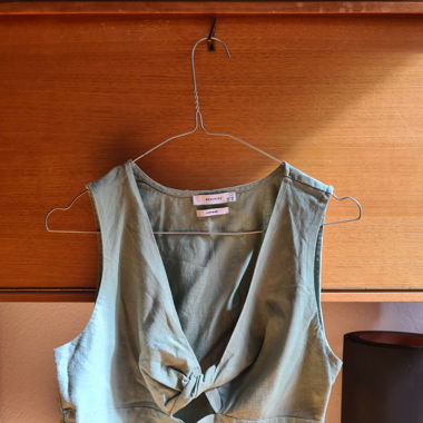 mintfarbenes Top