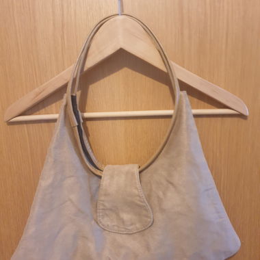 Sac en daim beige 