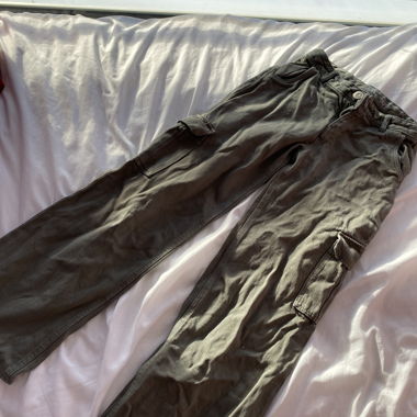 Pantalone cargo kaki