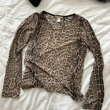 Roberto Cavalli anima print top 