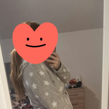 Morgenmantel grau mit Sternen