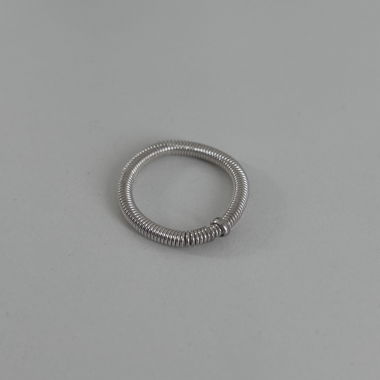 Silberring Spirale