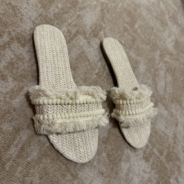 Mules tressées